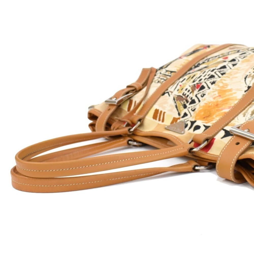 Prada Venetian Triangle Plate Triangle Brown - image 7